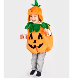 Den Goda Fen Kurpitsapuku ja Hattu 98-104 cm (2-4v.)