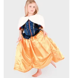 Den Goda Fen Prinsessamekko "Lumikki" 110-116cm (4-6v)