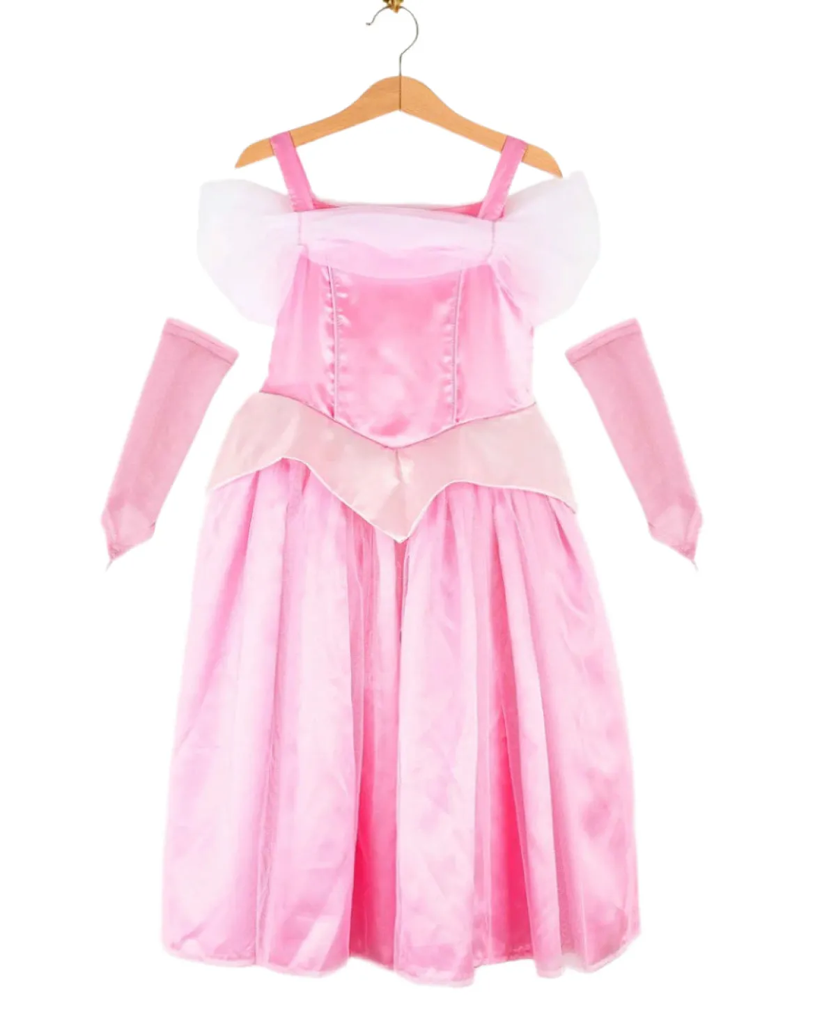 Den Goda Fen "Prinsessa Ruusunen" Pinkki Prinsessamekko 6-8 122-128cl