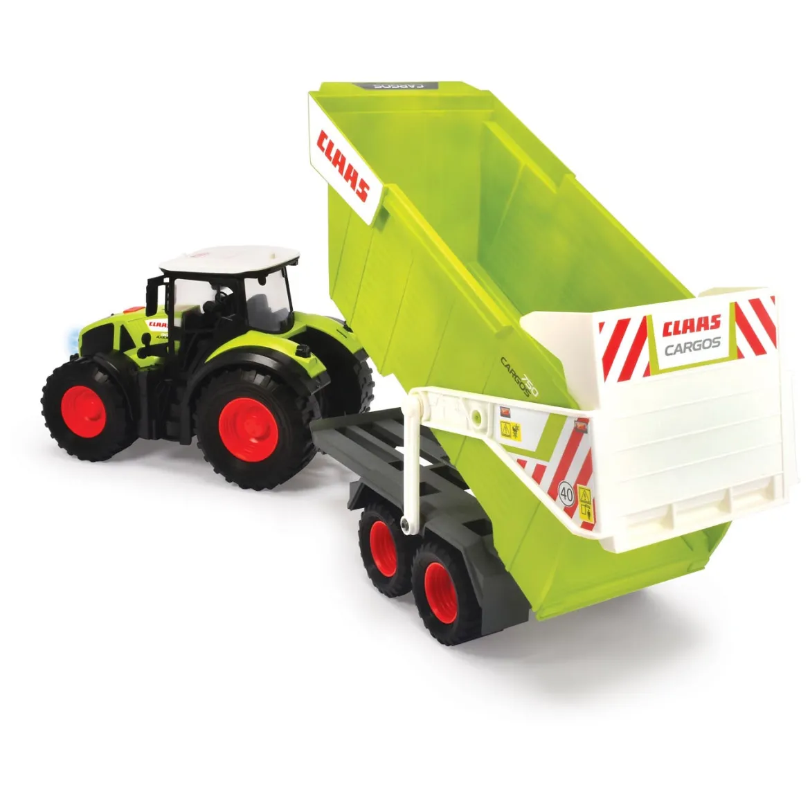 Dickie Toys Claas Traktori ja Peräkärry