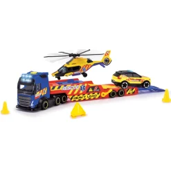 Dickie Toys Pelastusrekka, Helikopteri ja Auto