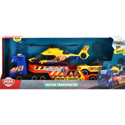 Dickie Toys Pelastusrekka, Helikopteri ja Auto