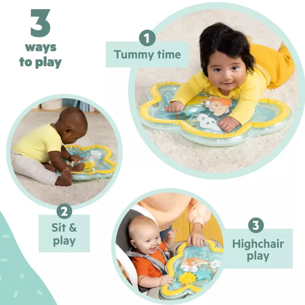Disney Baby Winnie The Pooh Once Upon a Tummy Time Nalle Puh Vesimatto