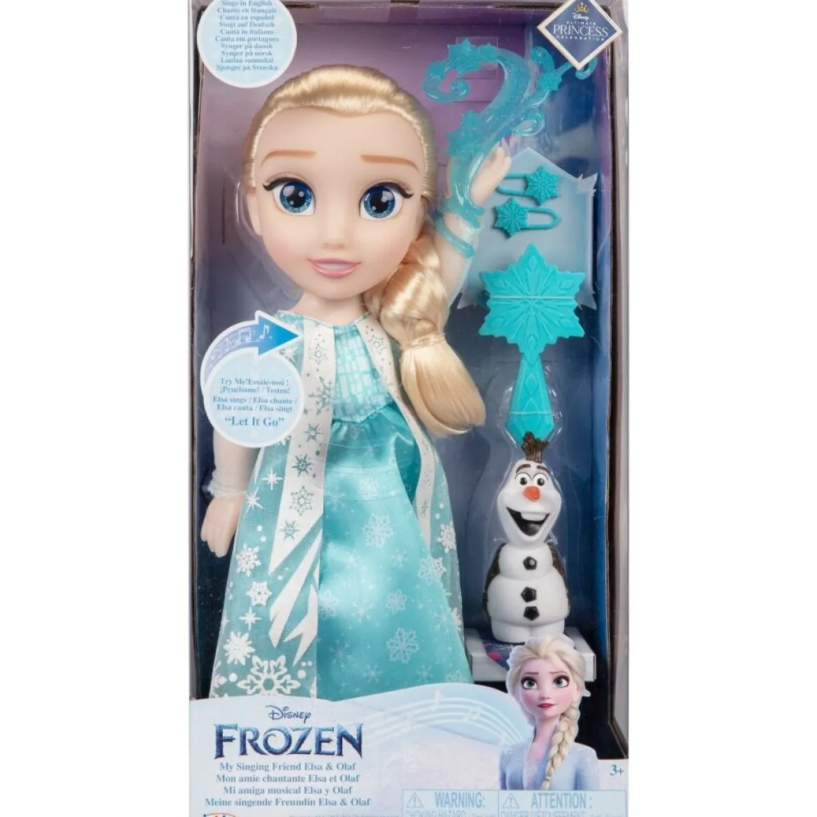 Disney Frozen Classic Feature Laulava Elsa Nukke 38cm