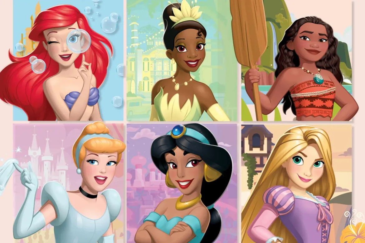 Disney Prinsessa 2D/3D 200 Palan Kaksipuolinen Palapeli