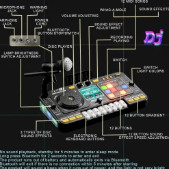 DJ Bluetooth Mixer Lasten Miksauspöytä/DJ Pöytä