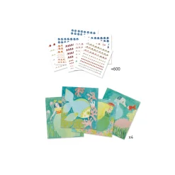 Djeco Artistic Strass Watery Waves Timanttiaskartelusetti