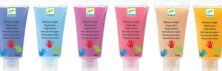 Djeco Finger Paint Sormivärit 6 kpl Pastelli
