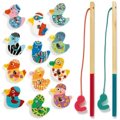 Djeco Magneettinen Kalastuspeli Fishing Ducks
