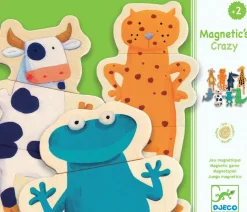 Djeco Magnetics Crazy Puinen Magneettinen Palapeli