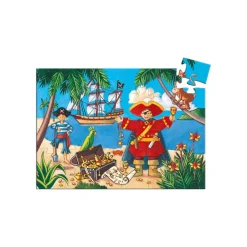 Djeco Pirate & Treasure Merirosvo Palapeli 36 Palaa
