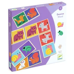 Djeco Puinen Domino Peli 28 Palaa