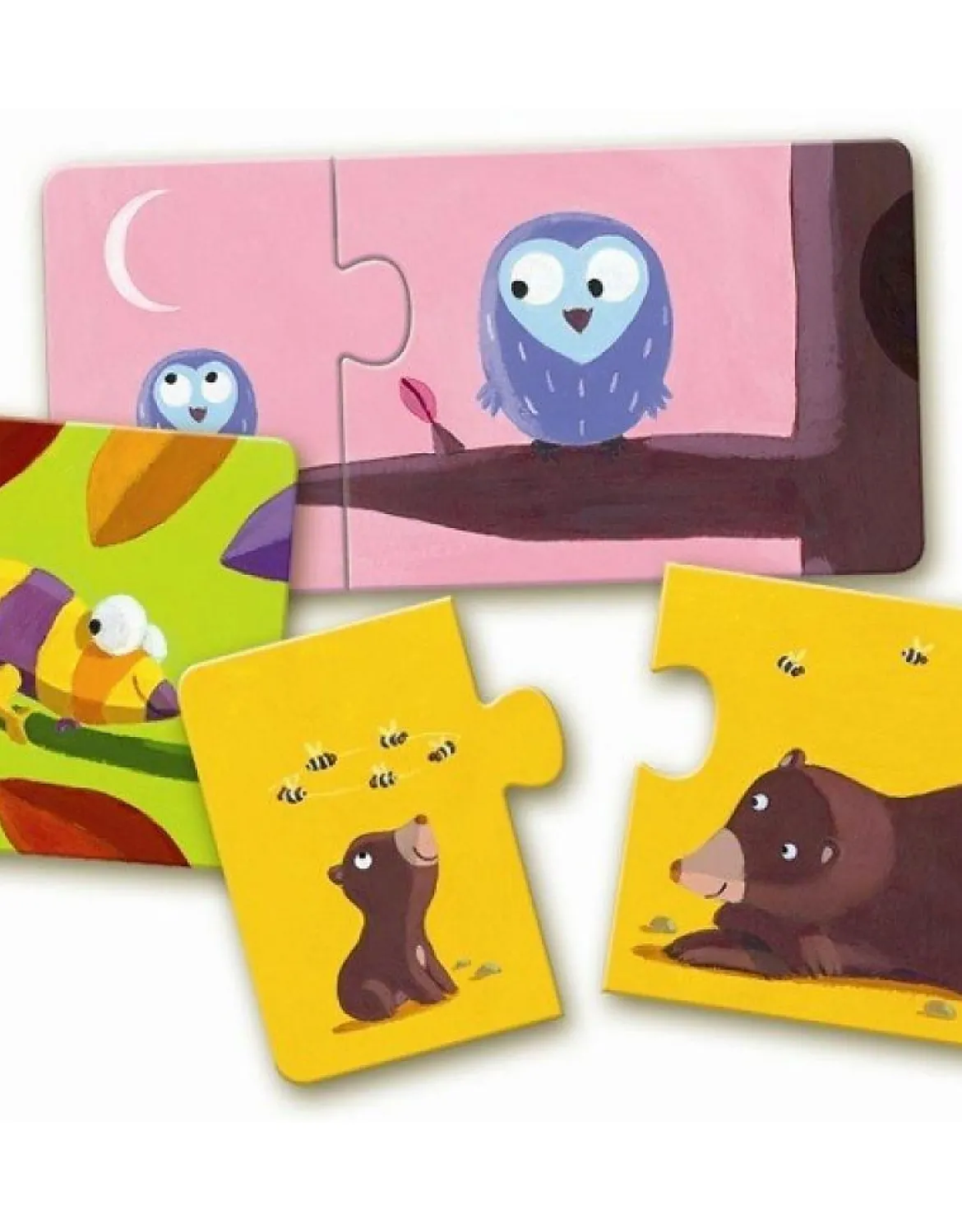 Djeco Puzzle Duo Äiti ja Lapsi palapeli 12 palaa