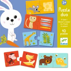 Djeco Puzzle Duo palapeli Päivällinen