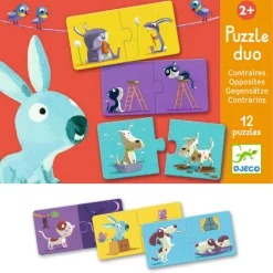 Djeco Puzzle Duo palapeliVastakohdat