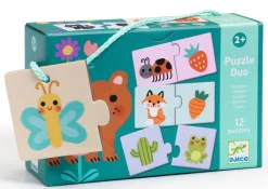 Djeco Puzzle Duo Värit 12 Palapeliä
