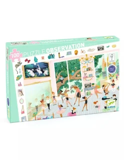 Djeco Puzzle Observation 100 Palan Palapeli Tanssikoulu/Balettikoulu
