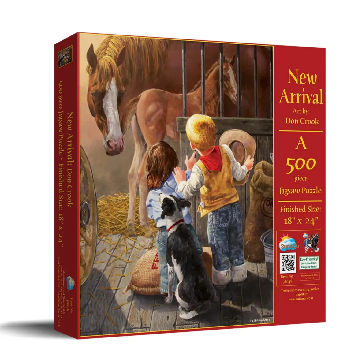Don Crook 500 Palan Palapeli Hevoset