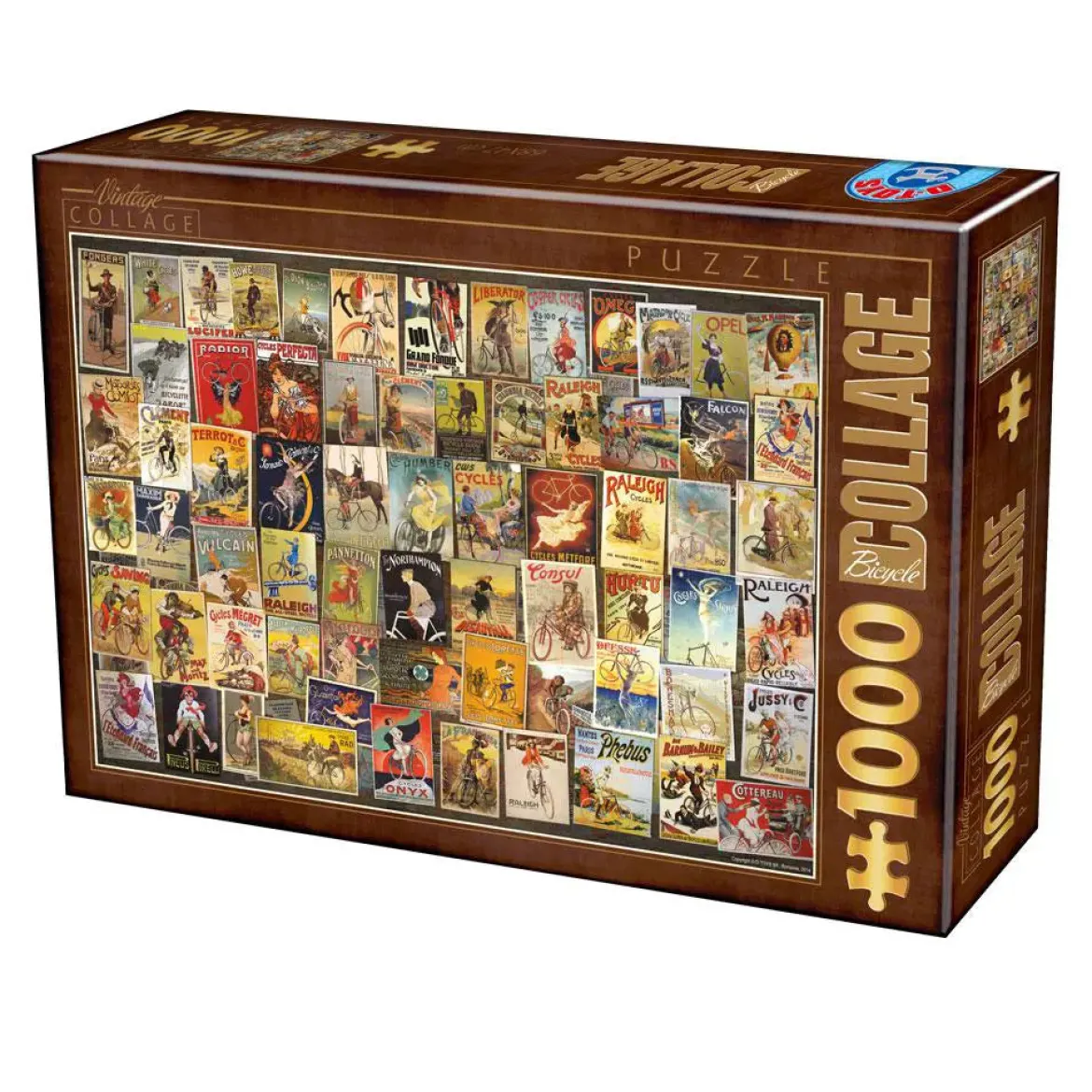 D-Toys 1000 Palan Palapeli Vintage Poster Bicycle