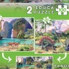 Educa Dino World 2x100 Palan Palapeliä