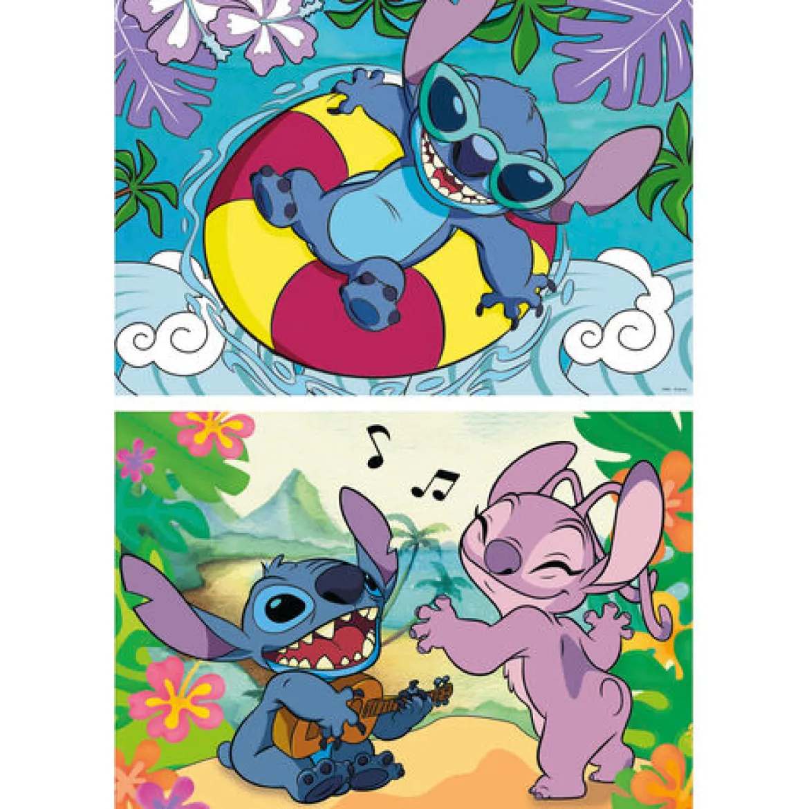 Educa Disney Stitch 2 x 100 Palan Palapeli