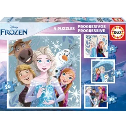 Educa Frozen Palapeli 12+16+20+25 palaa