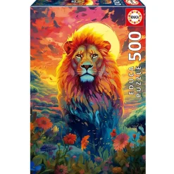 Educa Majestic Lion Stare 500 Palan Palapeli