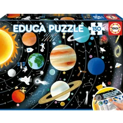 Educa Solar System Aurinkokunta Palapeli 150 Palaa