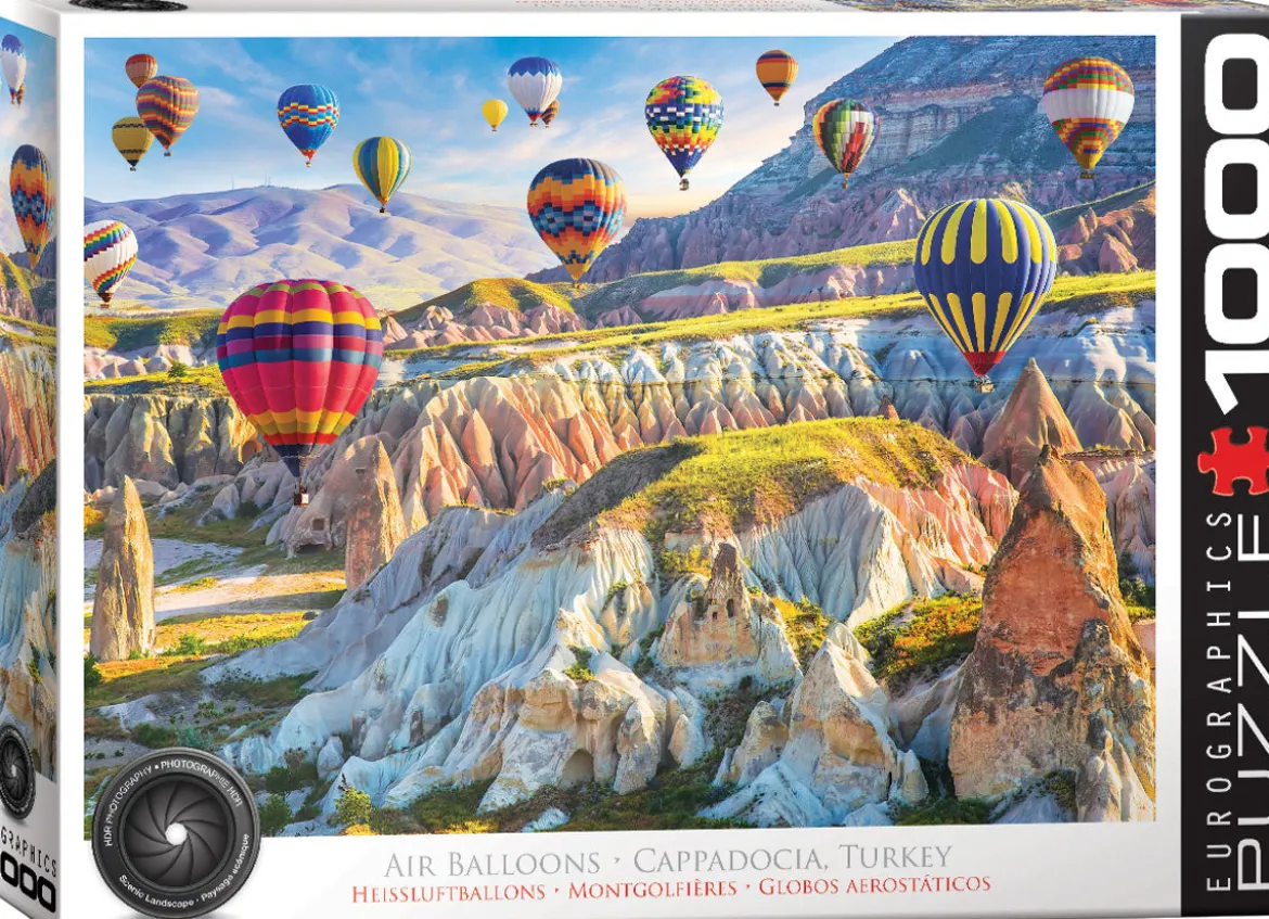 Eurographics 1000 Palan Palapeli Air Balloons, Cappadocia, Turkey