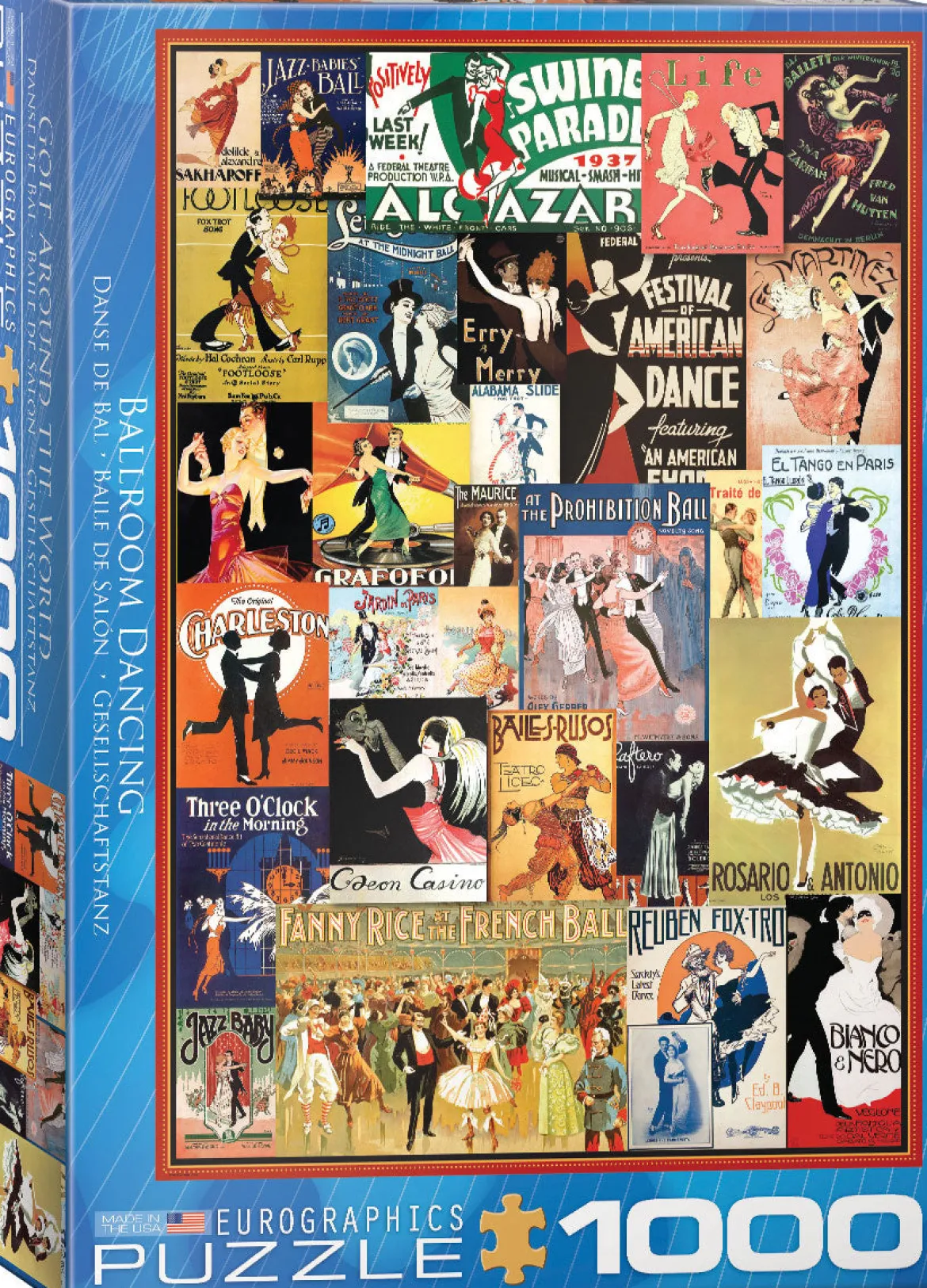 Eurographics 1000 Palan Palapeli Ballroom Dancing