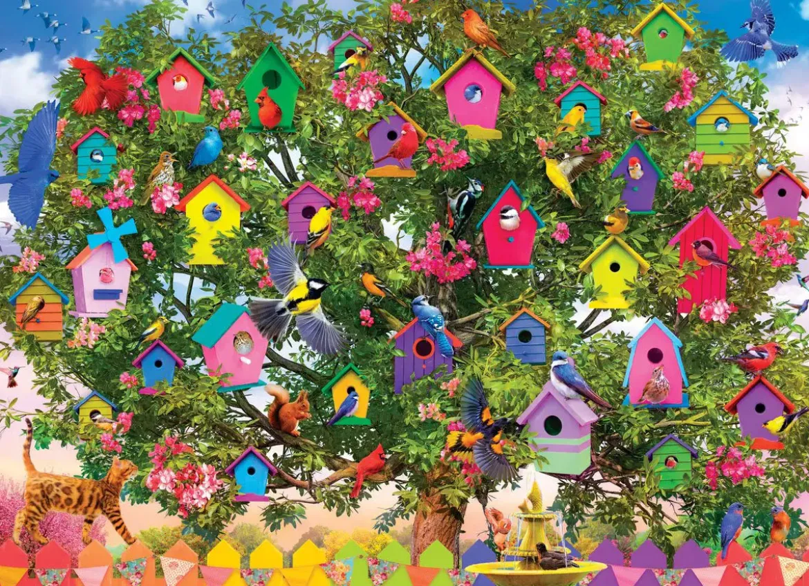 Eurographics 1000 Palan Palapeli Bird House Hotel