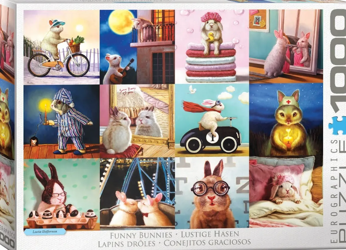 Eurographics 1000 Palan Palapeli Funny Bunnies