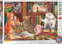 Eurographics 1000 Palan Palapeli Library Kittens