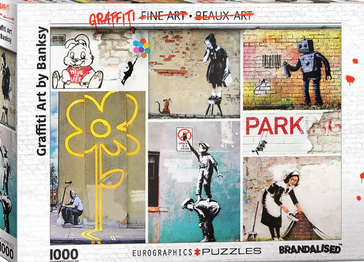 Eurographics 1000 Palan Palapeli Street Art By Banksy
