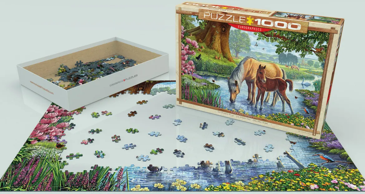 Eurographics 1000 Palan Palapeli The Fell Ponies