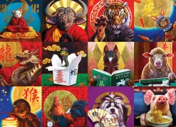 Eurographics Puzzle 1000 Palan Palapeli Chinese Calendar