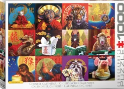 Eurographics Puzzle 1000 Palan Palapeli Chinese Calendar