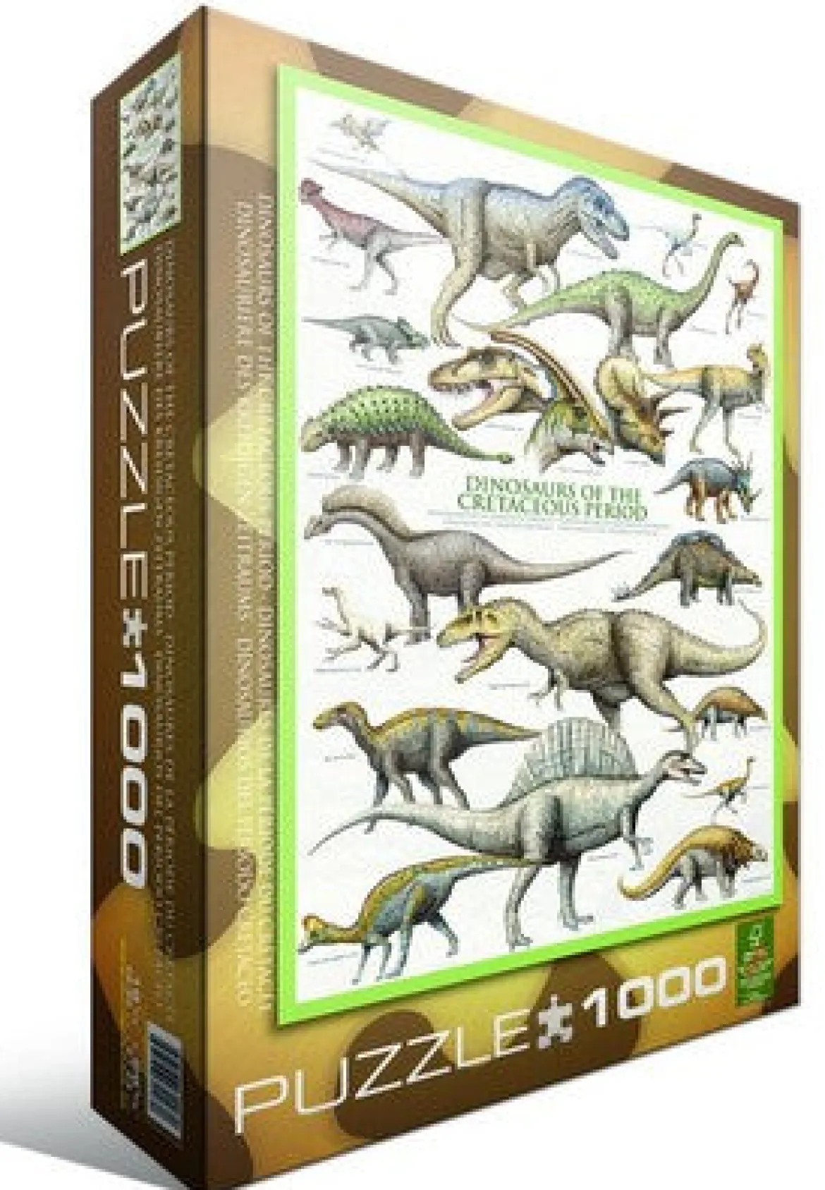 Eurographics Puzzle 1000 Palan Palapeli Dinosaurs