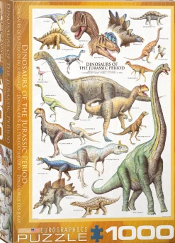 Eurographics Puzzle 1000 Palan Palapeli Dinosaurs Of The Jurassic Period
