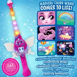 Fairy Wand Lasten Taikasauva Äänellä ja Valolla
