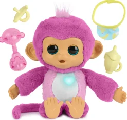 Fingerlings Care And Cuddles Monkey Pink Interaktiivinen Apina