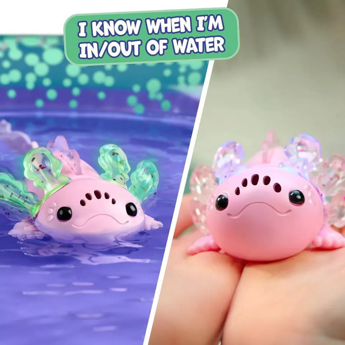 Fingerlings Interaktiivinen Aksolotli ja Uima-allas