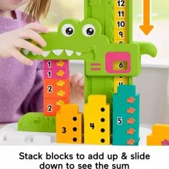 Fisher-Price Adding Alligator, Laskeva Alligaattori