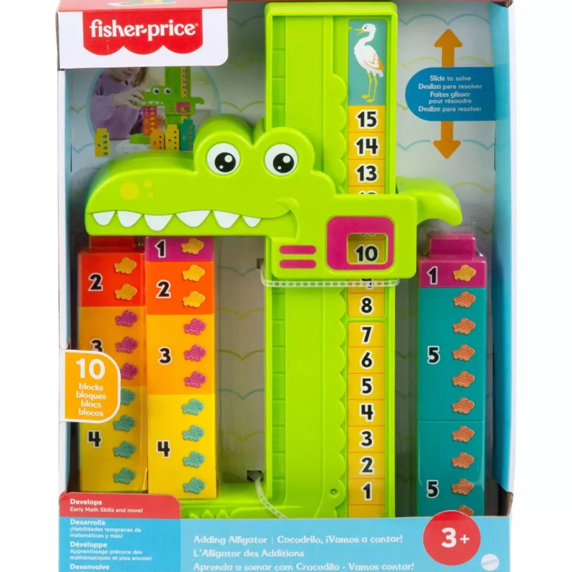 Fisher-Price Adding Alligator, Laskeva Alligaattori