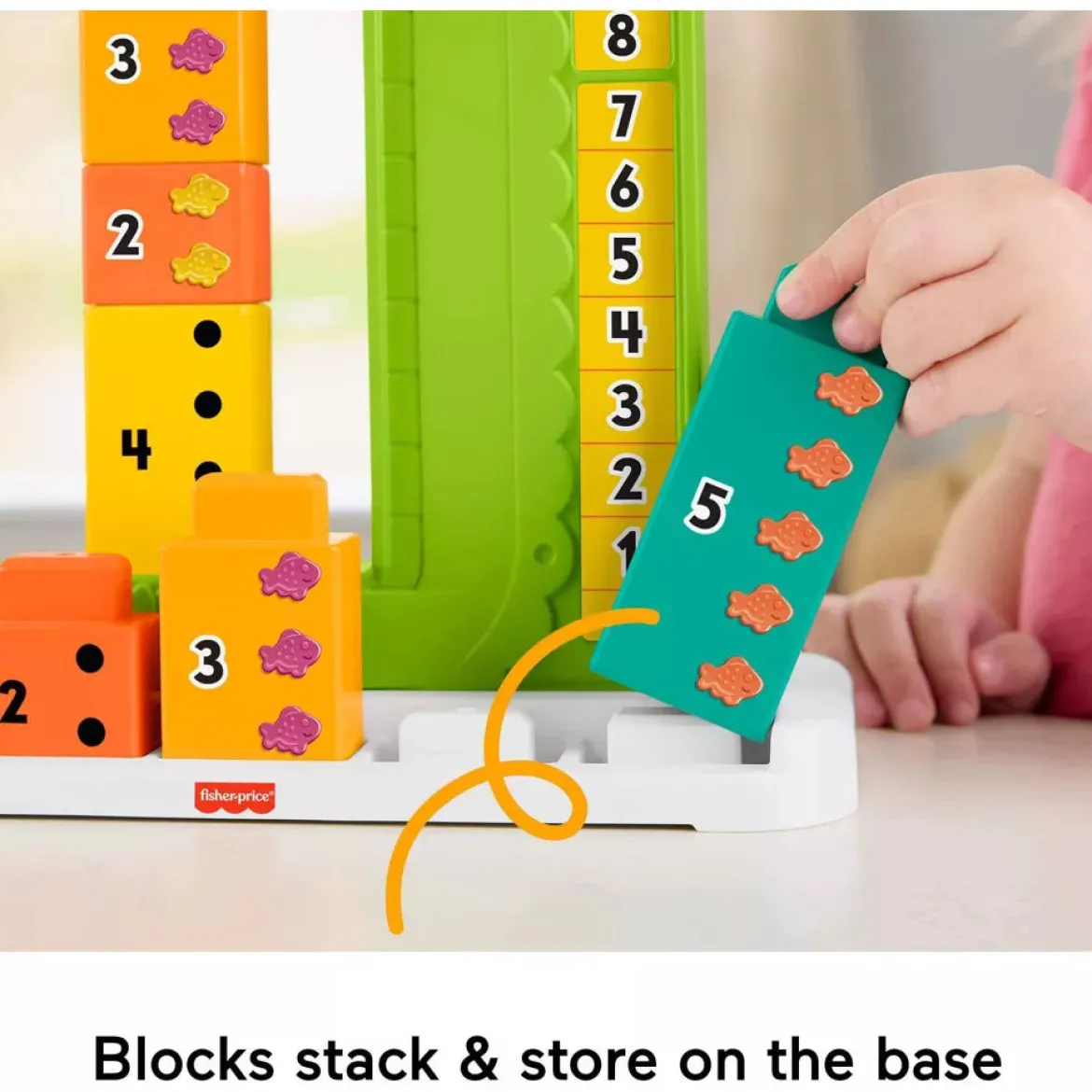 Fisher-Price Adding Alligator, Laskeva Alligaattori