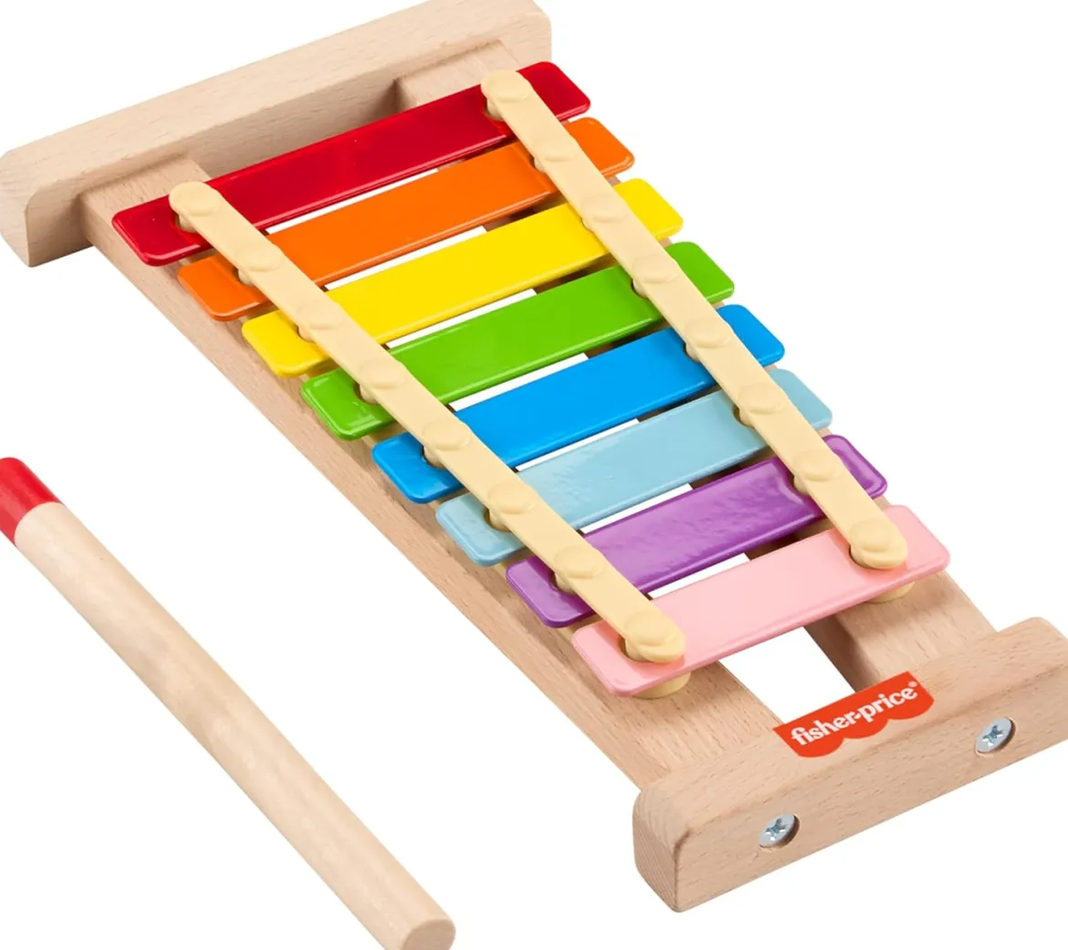 Fisher-Price Puinen Ksylofoni MetallisillaKielillä