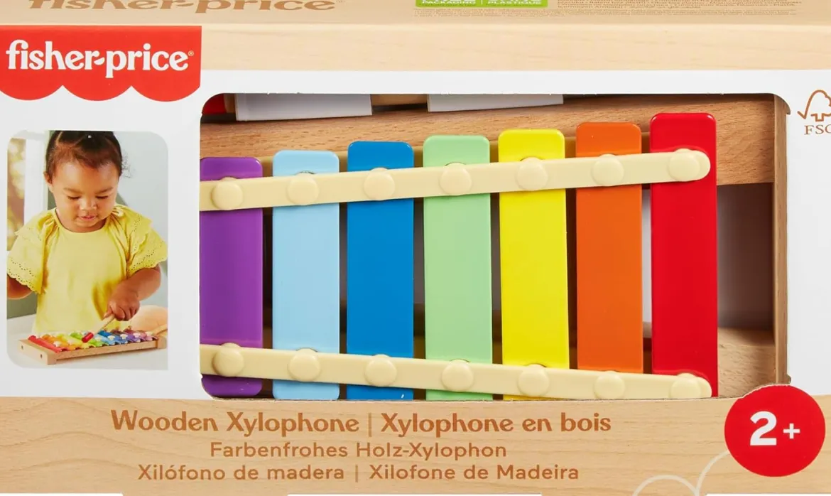 Fisher-Price Puinen Ksylofoni MetallisillaKielillä