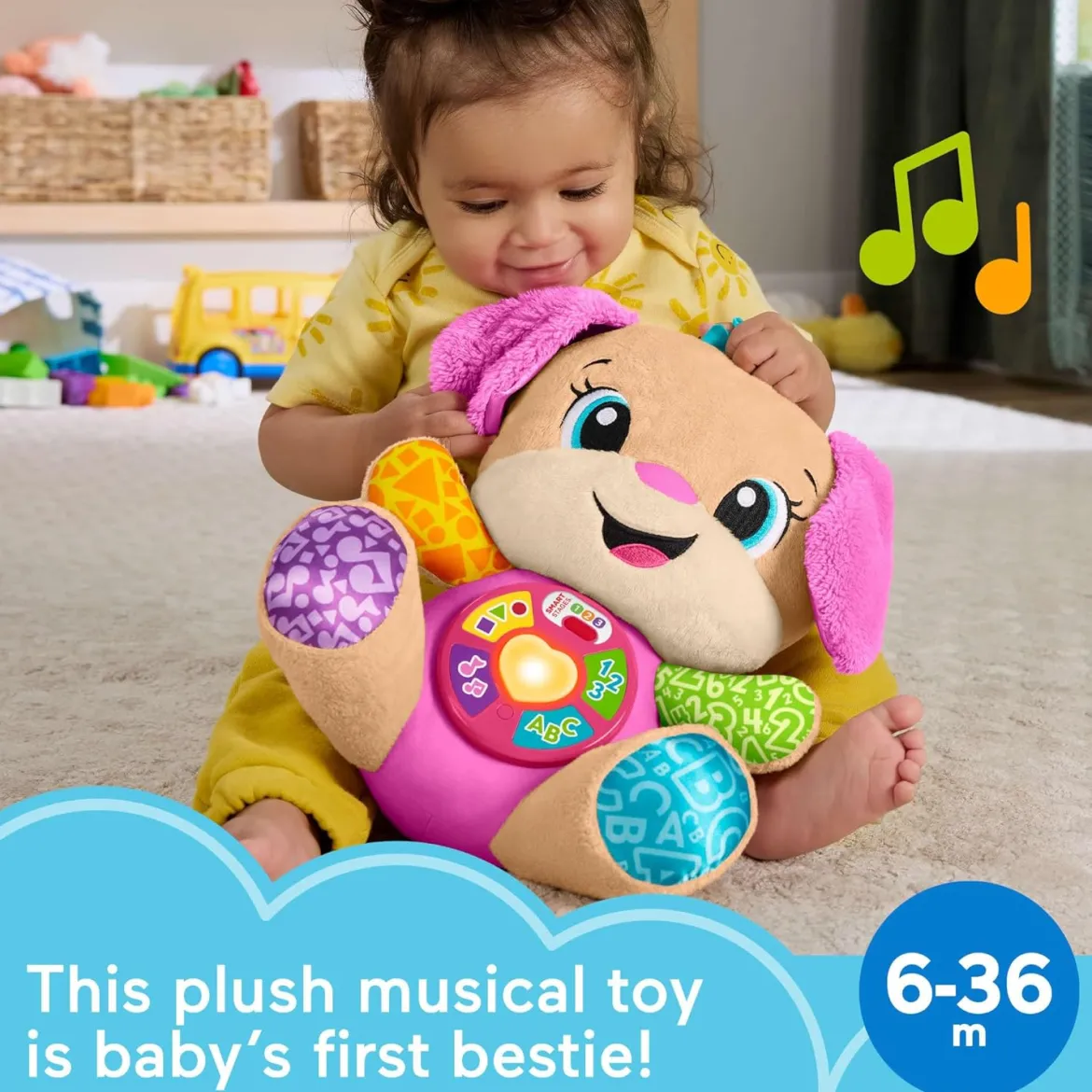 Fisher-Price Smart Stages Sis Puppy Opetellaan Sanoja Pehmolelu