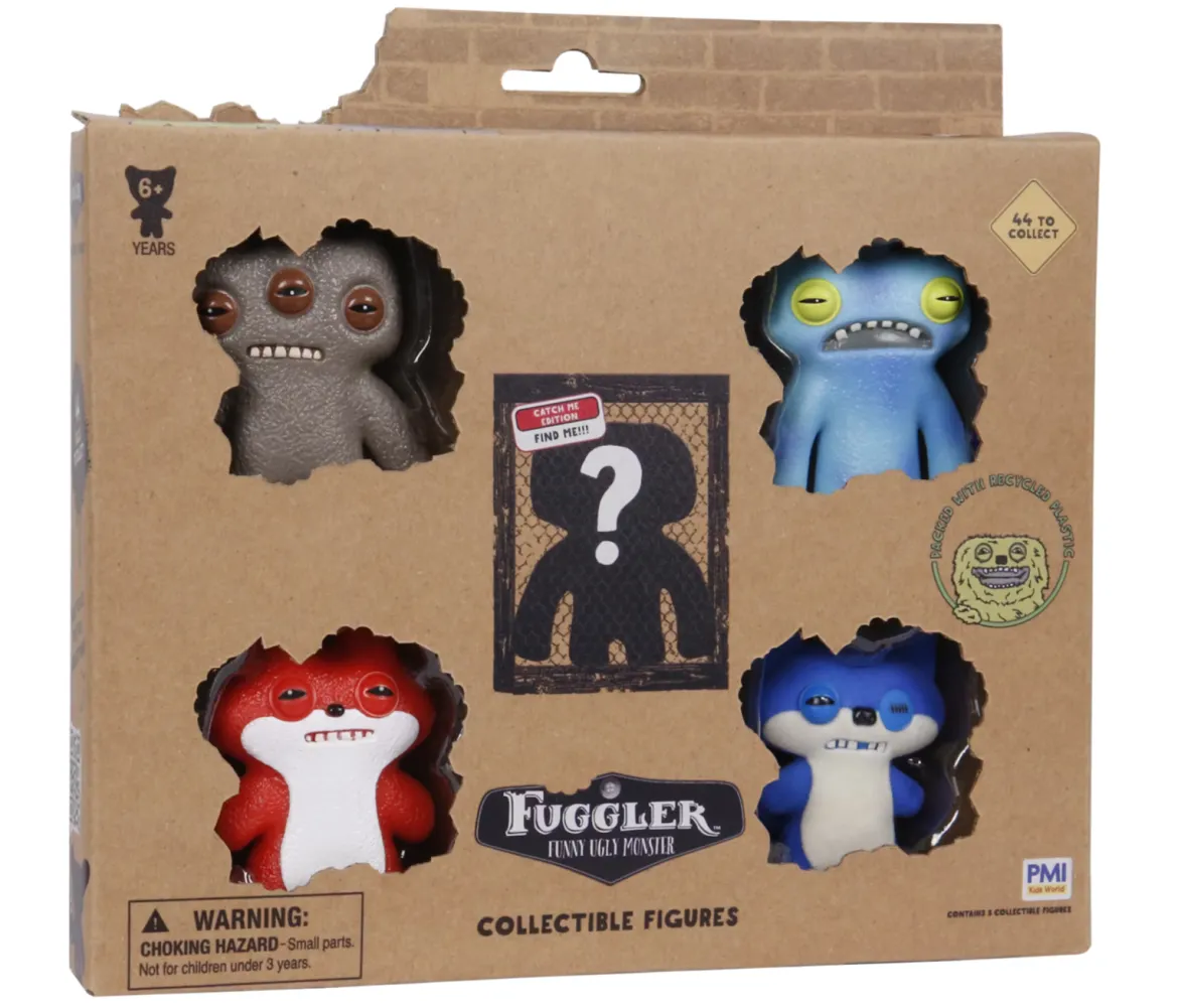 Fuggler Collectible Figures Deluxe 5-pack