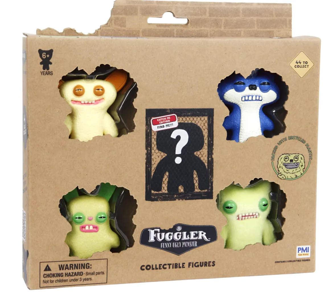 Fuggler Collectible Figures Deluxe 5-pack